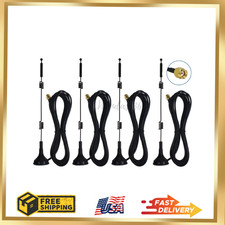 Dual Band Long Range Wifi Antenna 4-Pack , Eifagur 9Dbi 2.4GHZ 5GHZ 5.8GHZ RP-S