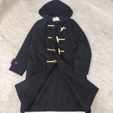Margaret Howell Duffle Long Coat Black Size 1