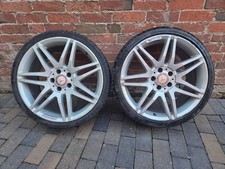 2 X Mercedes E Class AMG 19" Alloy Wheel A2124014702 8.5j Et44 W212 -1 weld each