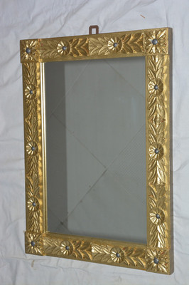 Empire Stil Rahmen mit Spiegel 62 x 45 cm