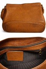intage Coach Leather Crossbody Bag British Tan USA Made 4507 Brass Hardware