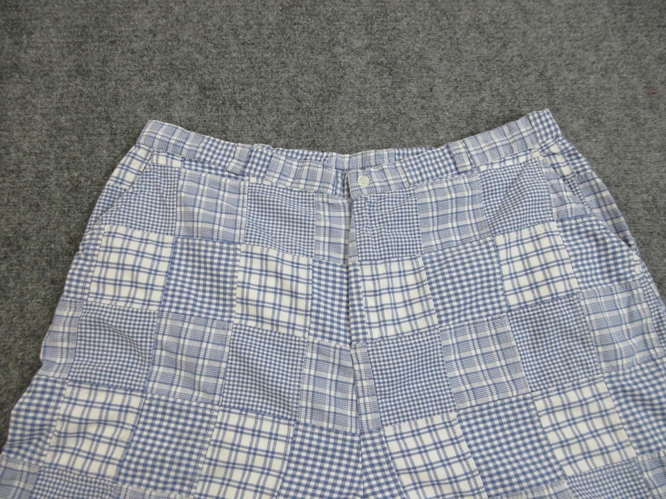 Orvis Shorts Womens 18 Patchwork Madras Plaid Classic Summer Casual Preppy - Image 3 of 4