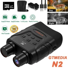 FHD Video Digital Zoom Night Vision Infrared Hunting Binoculars Scope IR Camera