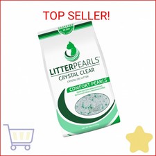 Litter Pearls Crystal Clear Unscented Non-Clumping Crystal Cat Litter with Odorb