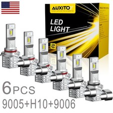Led Headlightsfog Light For Chevy Silverado 1500 2500 Hd 2003 2004-2006 Combo 6