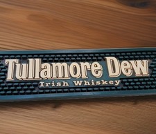 Vtg Tullamore Dew Irish Whiskey EUC Bar Spill...