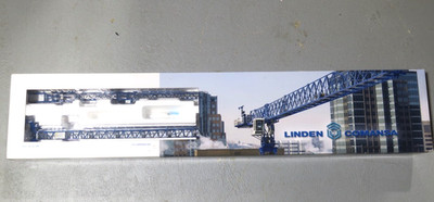 Linden Comansa 1:87 Scale Flat Top Tower Crane 21 LC Series Model Blue New