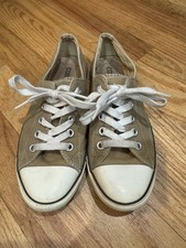 Converse All-Star Zielone Unisex Płótno Niski top Sneakersy Rozmiar: Damskie 5,5, Męskie 4