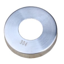 Elegante Coperchio Valvola in Acciaio Inox per Installazione Impianti Sanitari