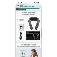 Nekteck Neck and Back Massager with Heat