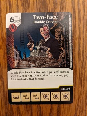 Dice Masters World s Finest   Two-Face: Double Crossover   Rare
