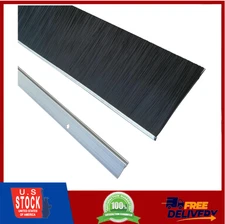 Retsun 4x39.37" Garage Door Brush Seal,3" Wide Net Hair Sweep,Durable,Easy Mount