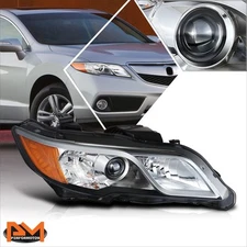 For 13-15 Acura RDX OE Style Passenger Side Projector Headlight Chrome Housing