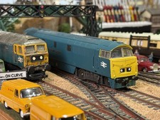 Lima D1023 OO Class 52 Western Thunderer BR Blue Diesel Loco Detailed Serviced