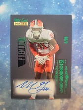 2022 Wild Card MATTE - Autographs Mario Goodrich Gold-Green Foil /50 (AU, RC)