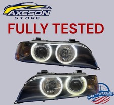 OEM BMW E39 Xenon HID Headlights Set 2001-2003 5 Series 525i 530i 540i L+R