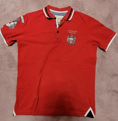Van Santen & Van Santen Herren Poloshirt Größe XL Rot Baumwolle