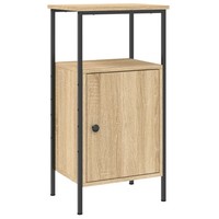 Nachttisch Sonoma Eiche 41X31X80 Cm Holzwerkstoff Kommode Schlafzimmer