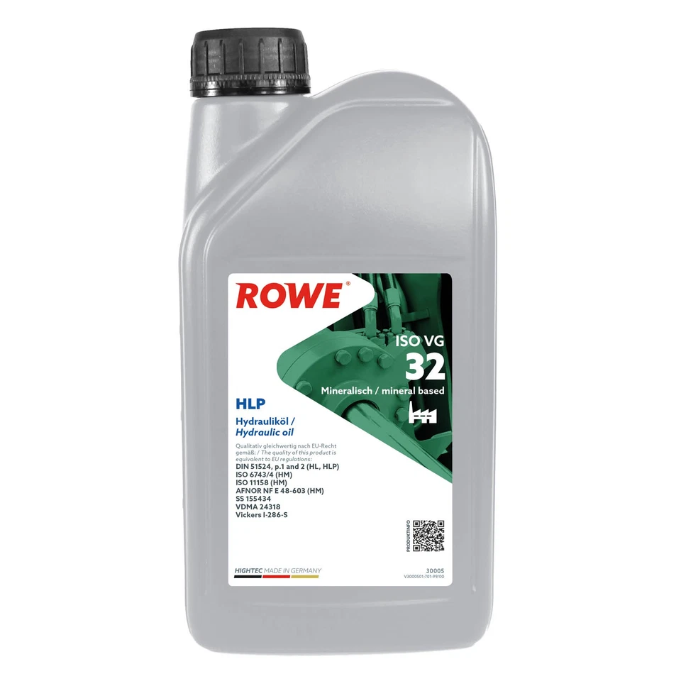 4x 1L ROWE Hydrauliköl HIGHTEC HLP 32 Hochleistungsöl für Hydraulikanlagen Pumpe - Bild 2 von 4