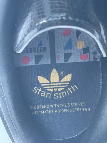 Zapatos de golf ADIDAS sin clavos Reino Unido 7 negros entrenadores Stan Smith impermeables UE 40 2/3 - Imagen 8 de 18