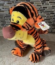 Vtg 16  Tigger Large Plush Walt Disney World Exclusive With Tags 1980  s
