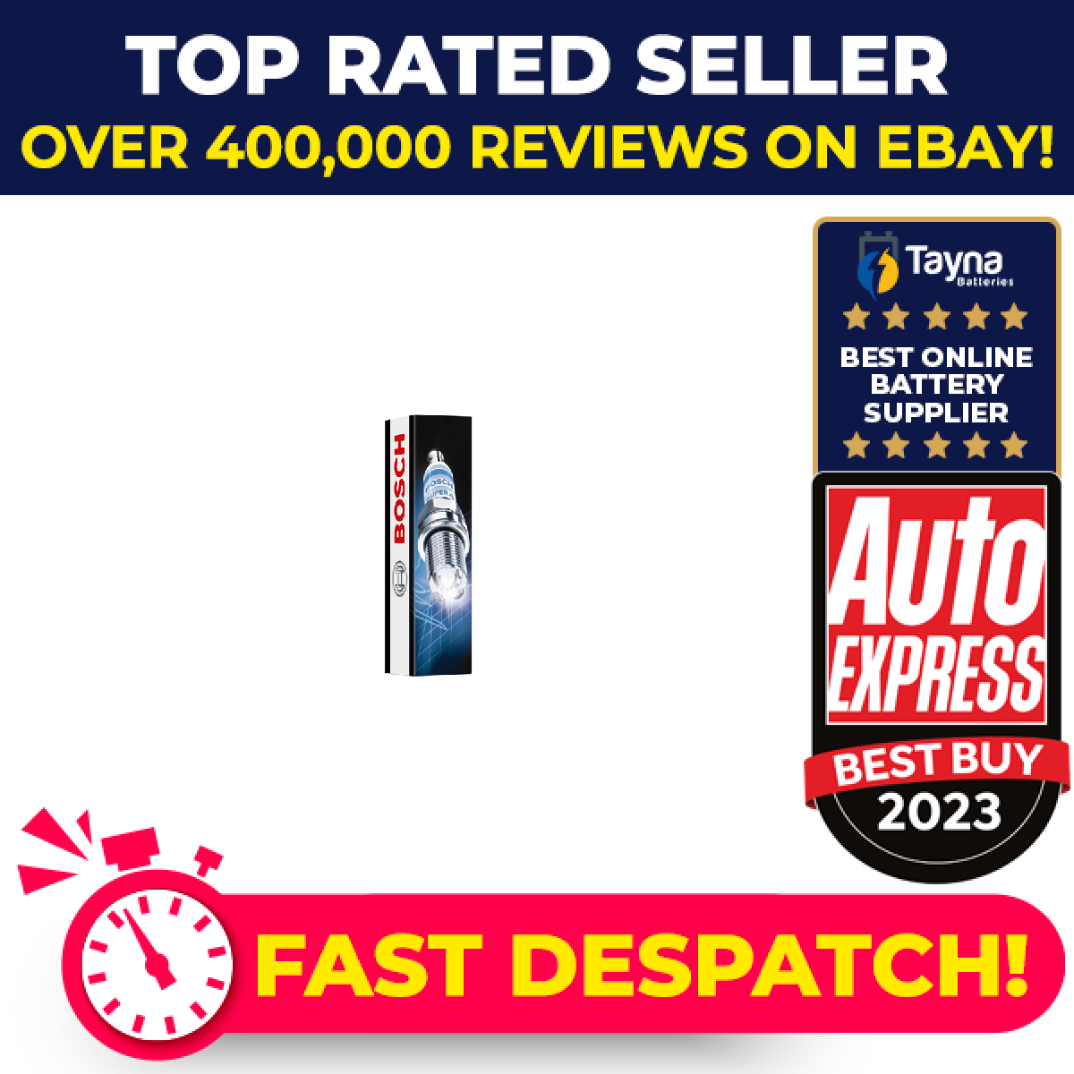 Spark Plugs Set 4x fits LEXUS LS400 4.0 97 to 00 1UZ-FE Genuine Bosch Guaranteed