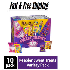 Keebler Sweet Treat Variety Pack 10 Count Box Includes Chips Deluxe Funables 9.4