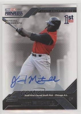2009 TRISTAR Prospects Plus Auto 16/199 Jared Mitchell #18 Auto 1h5