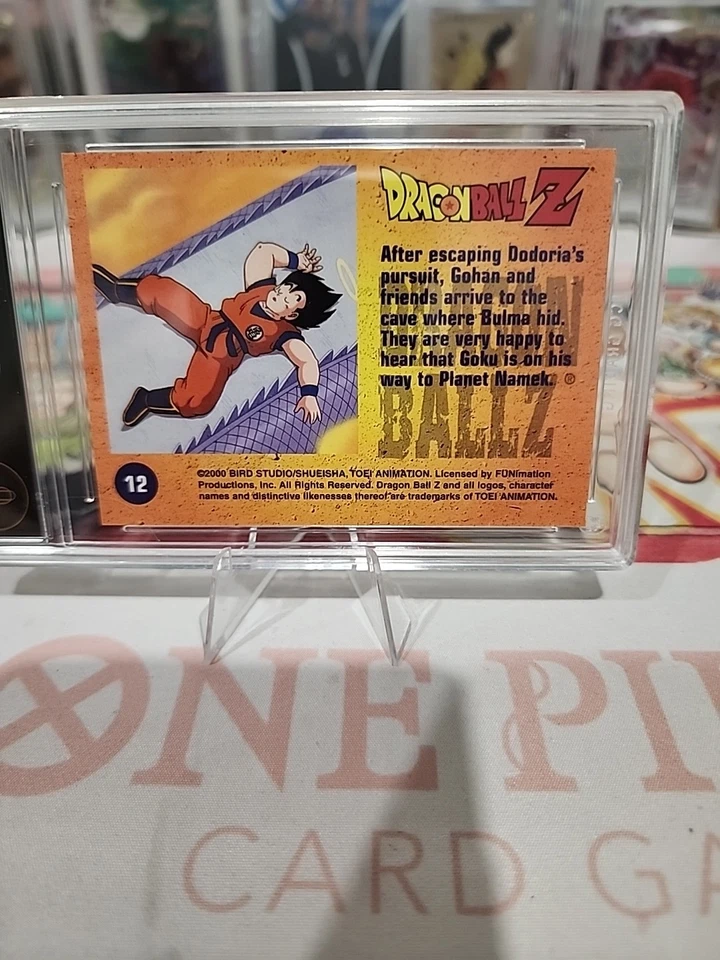 Dragon Ball Z ArtBox Holochrome 12 Son Gohan Dende Bulma 2000 TCG 10 FLS - Image 4 of 4