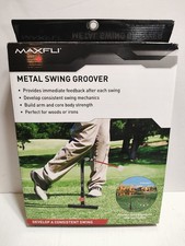 MAXFLI Metal Swing Groover Golf Trainer Outdoor NEW Sealed