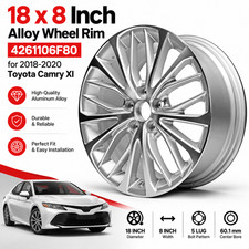 18 X 8 Inch Alloy Wheel Silver Rim 4261106f80 For 2018-2020 Toyota Camry Xl