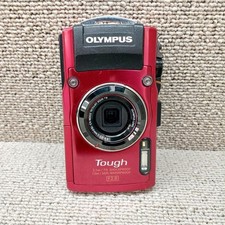 Olympus Stylus TG-4 Tough Digital Camera Red Used Tested Good