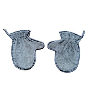 Norwex Dusting Mitt Set of 2 Grey Microfiber Reusable Cleaning Mittens