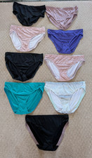 9 Fruit of the Loom Underwear Hi-Rise Size 7 Large NWOT Polyester Spandex 2