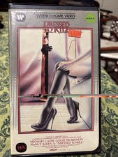 Dressed To Kill VHS Warner Home Video Horror Thriller Classic Clam Shell Case