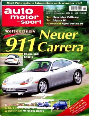 5) Auto Motor Sport AMS 20/1996 - Mercedes E 230 W210 m - Ford Scorpio 2.3i 16V