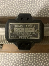 James G Biddle Co.  Rheostat , 4.4 Ohm 12 Amp , Vintage.