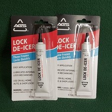 AGS Lock De-Icer Thaws Frozen Locks Quickly F...