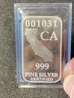 California Proof Art Bar-Federated Mint 1 Troy oz. .999 Fine Silver-w/Case