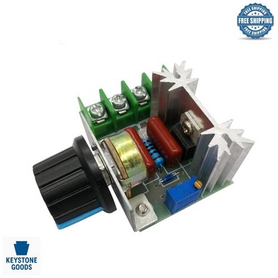 2000W PWM AC Motor Speed Control Dimmer Regulator for Voltage & Speed Adjustment