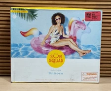 Sun Squad Unicorn Pool Float Inflatable Giant 6 ft 4 in Fun Swim Ages 6+ NEW!