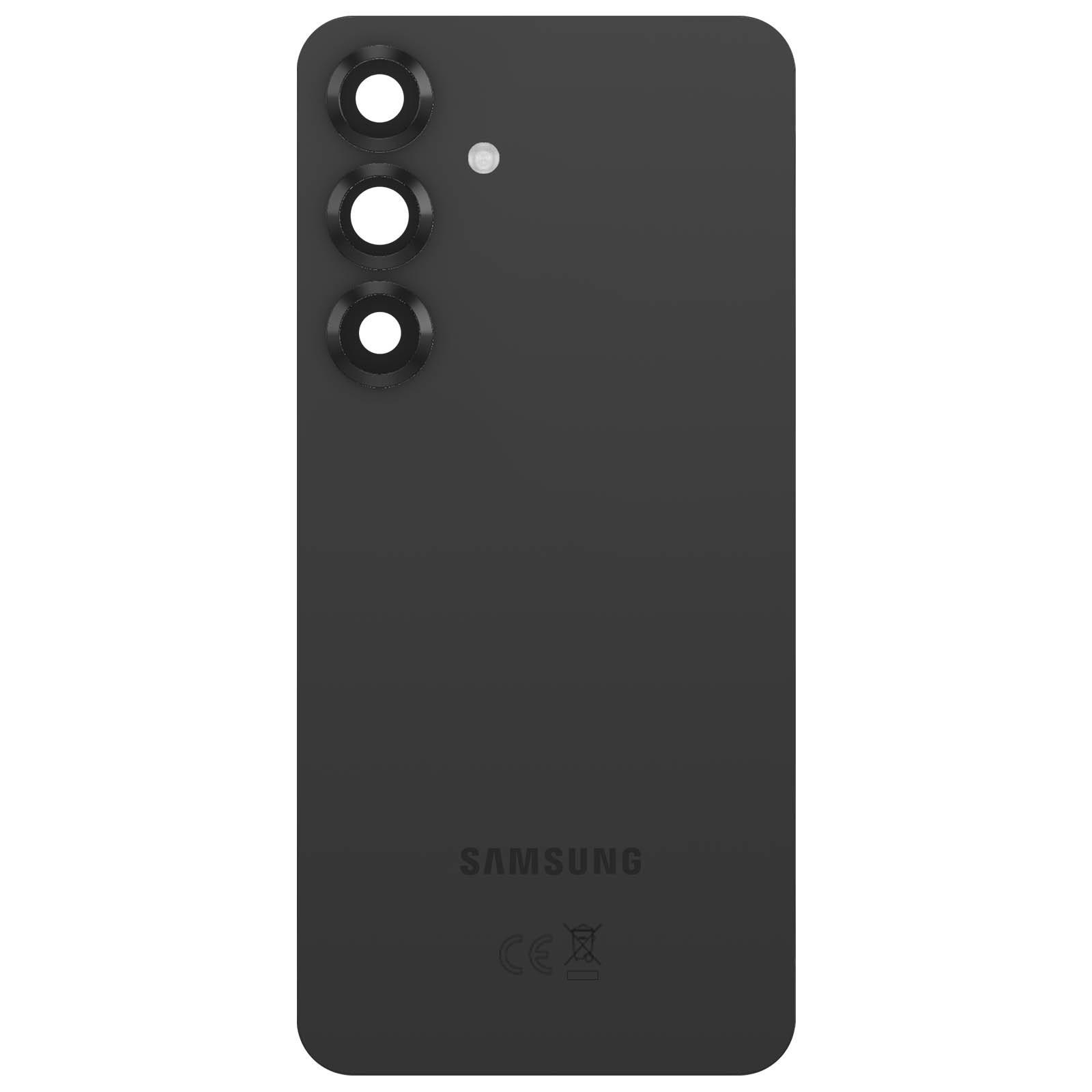 Cache batterie Galaxy S25 Service Pack avec colle en verre noir d origine