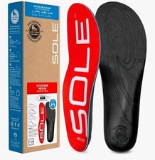 Shoes SOLE Active Medium Volume Wide Width Footbed Insoles Mens 7 / Womens 9