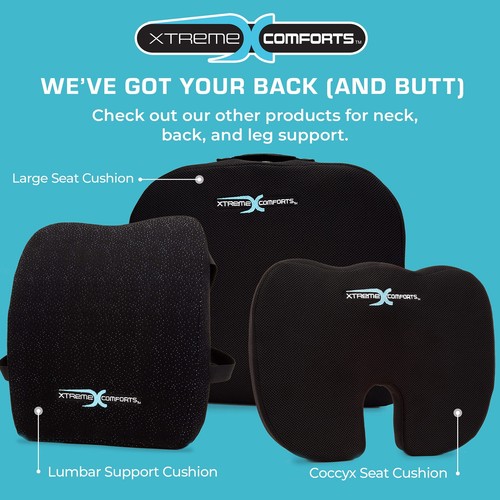 Seat Cushion, Office Chair Cushions - Pack of 1 Padded Foam Cushion w/Handle ... - Picture 9 of 9