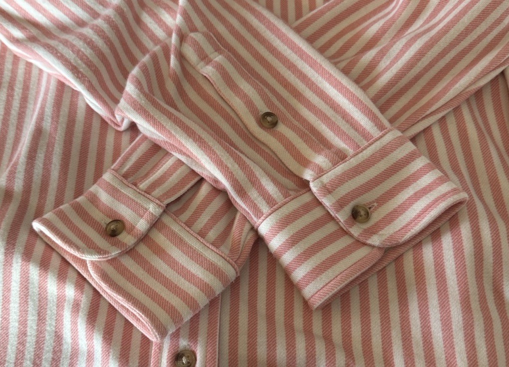 Faherty Legend Sweater Shirt Striped Button Down … - image 7