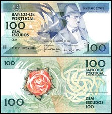 Portugal 100 Escudos, 1988, P-179f.6, UNC
