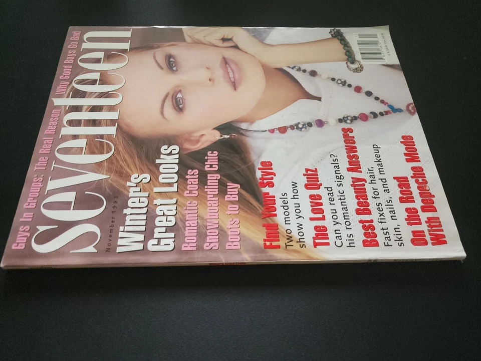 Seventeen Magazine November 1993 Krissy Taylor Niki Taylor  Depeche Mode Foto 3 de 4