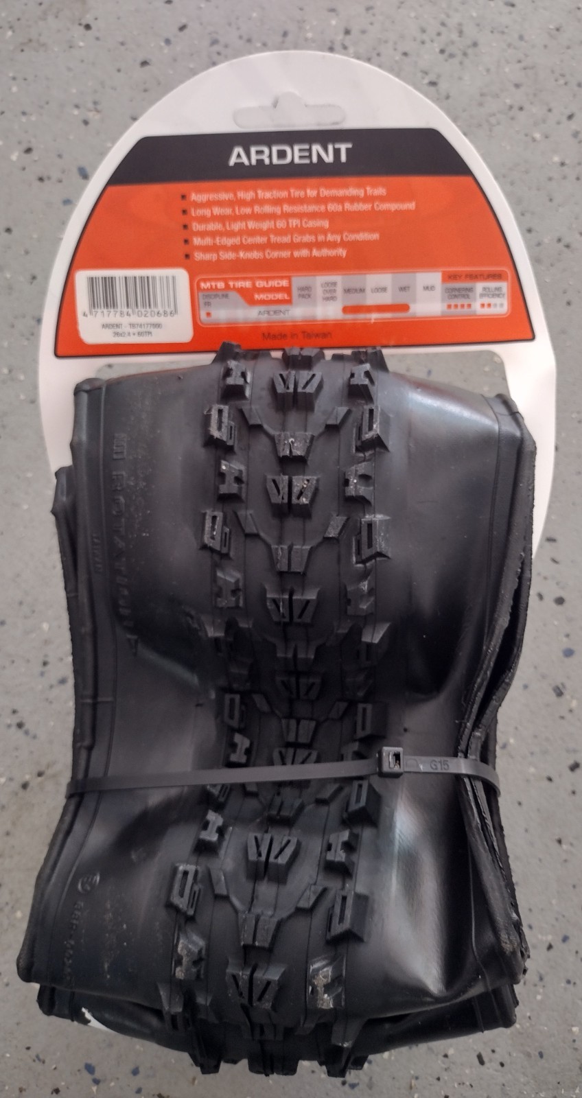 Maxxis Ardent 26 x 2.40 EXO Protection Folding Mountain Bike Tire
