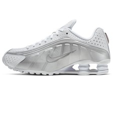 SCARPE NIKE SHOX R4 AR3565-101 BIANCO WHITE UOMO DONNA UNISEX ORIGINALE