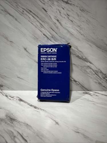 Genuine Epson Ink Ribbon Cartridge ERC-38 B/R Black & Red C43S015376 Heavy Duty - 第 1/4 張圖片